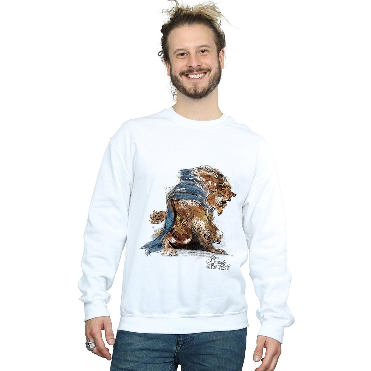 Sweatshirt mit Biest Skizzen-Illustration