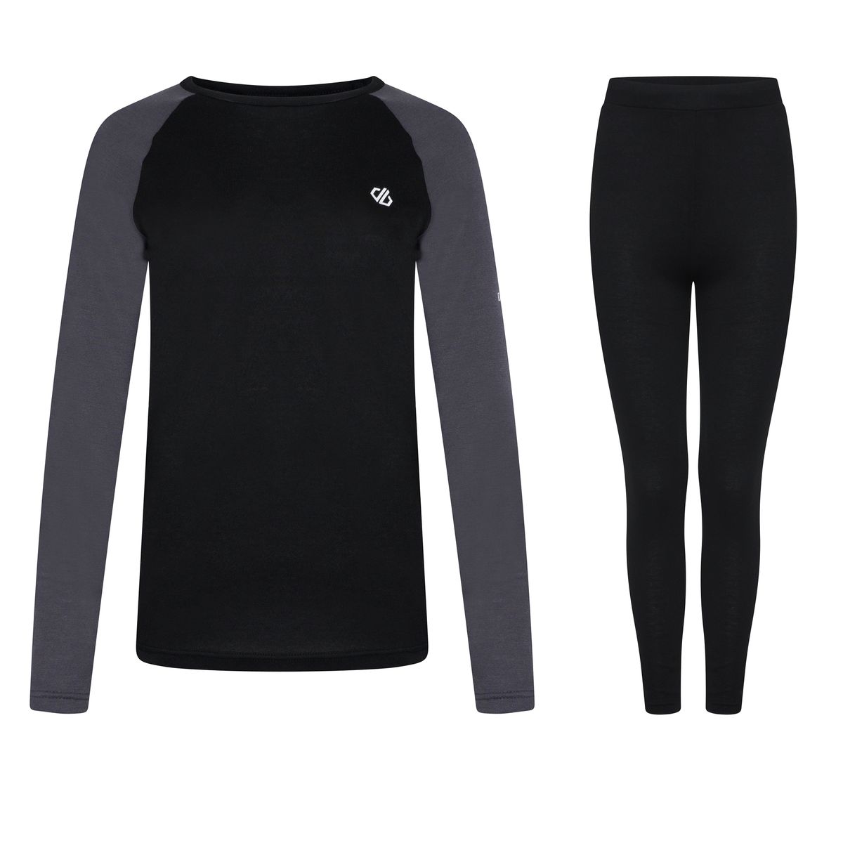 Dare 2B - "Exchange III" Basisschicht-Set für Damen (Schwarz/Ebenholz)