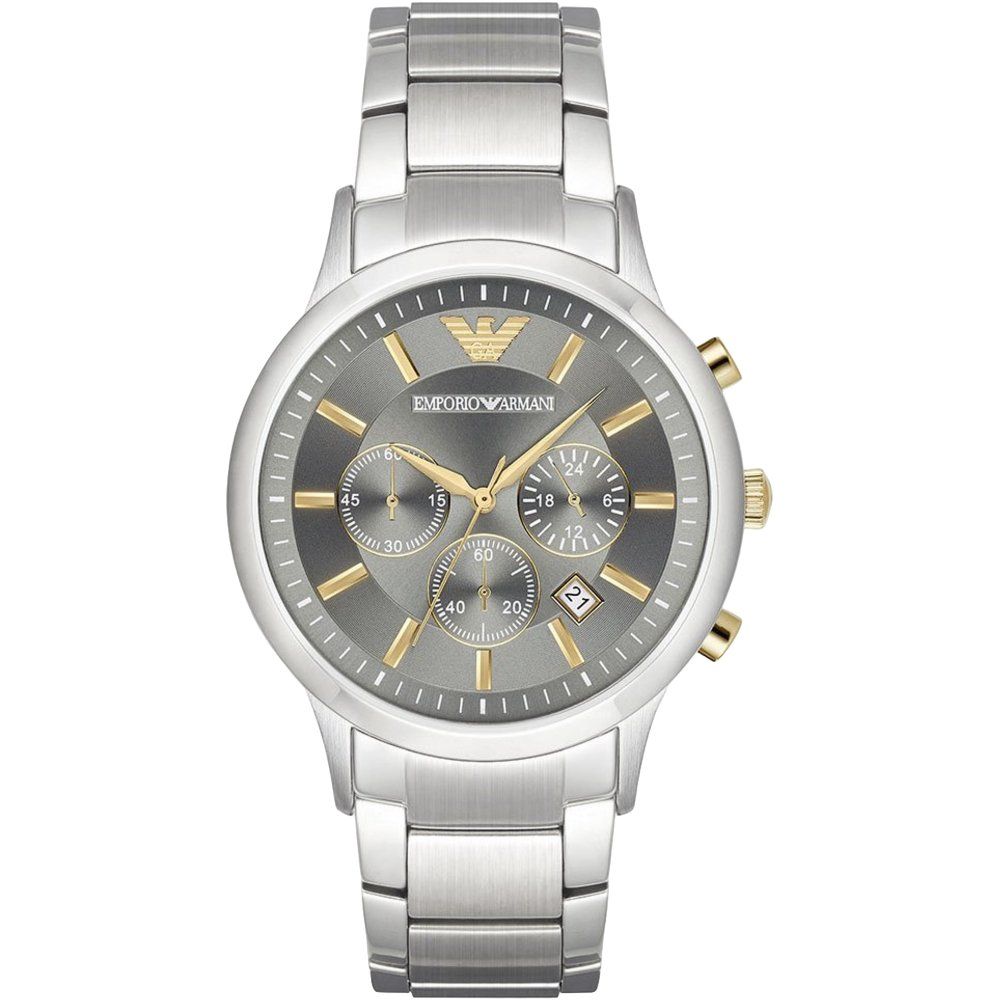 Klassischer Chronograph mit Edelstahlarmband