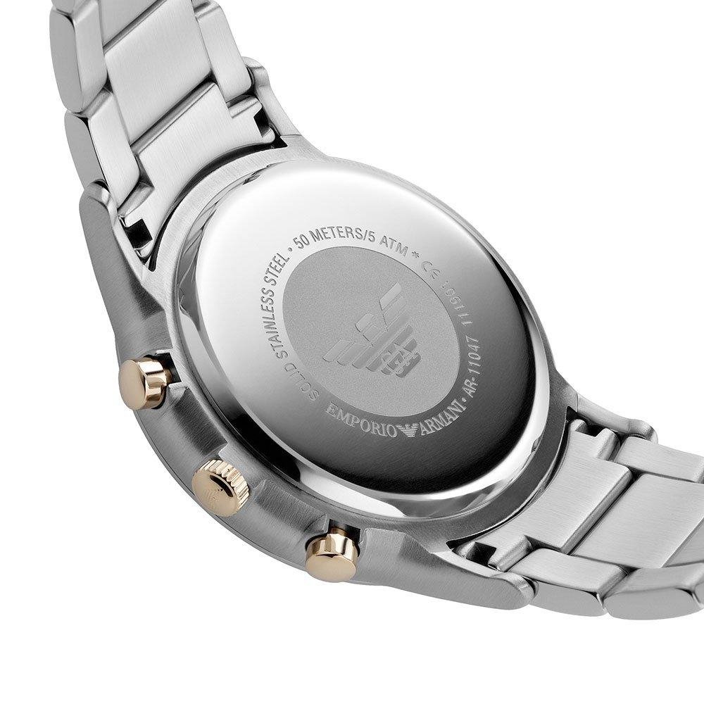 Klassischer Chronograph mit Edelstahlarmband