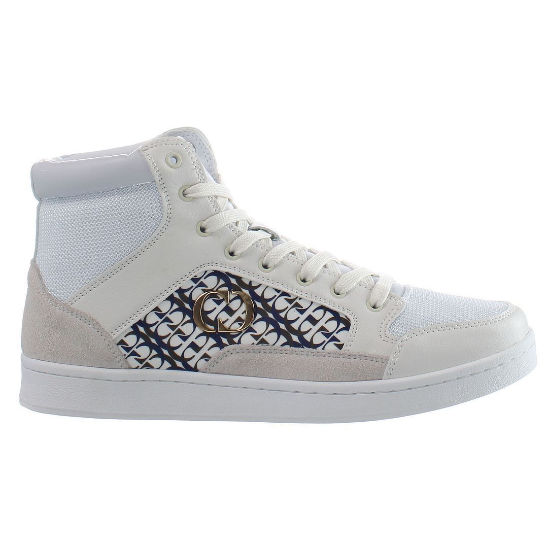 High-Top Sneaker mit Monogramm-Akzent