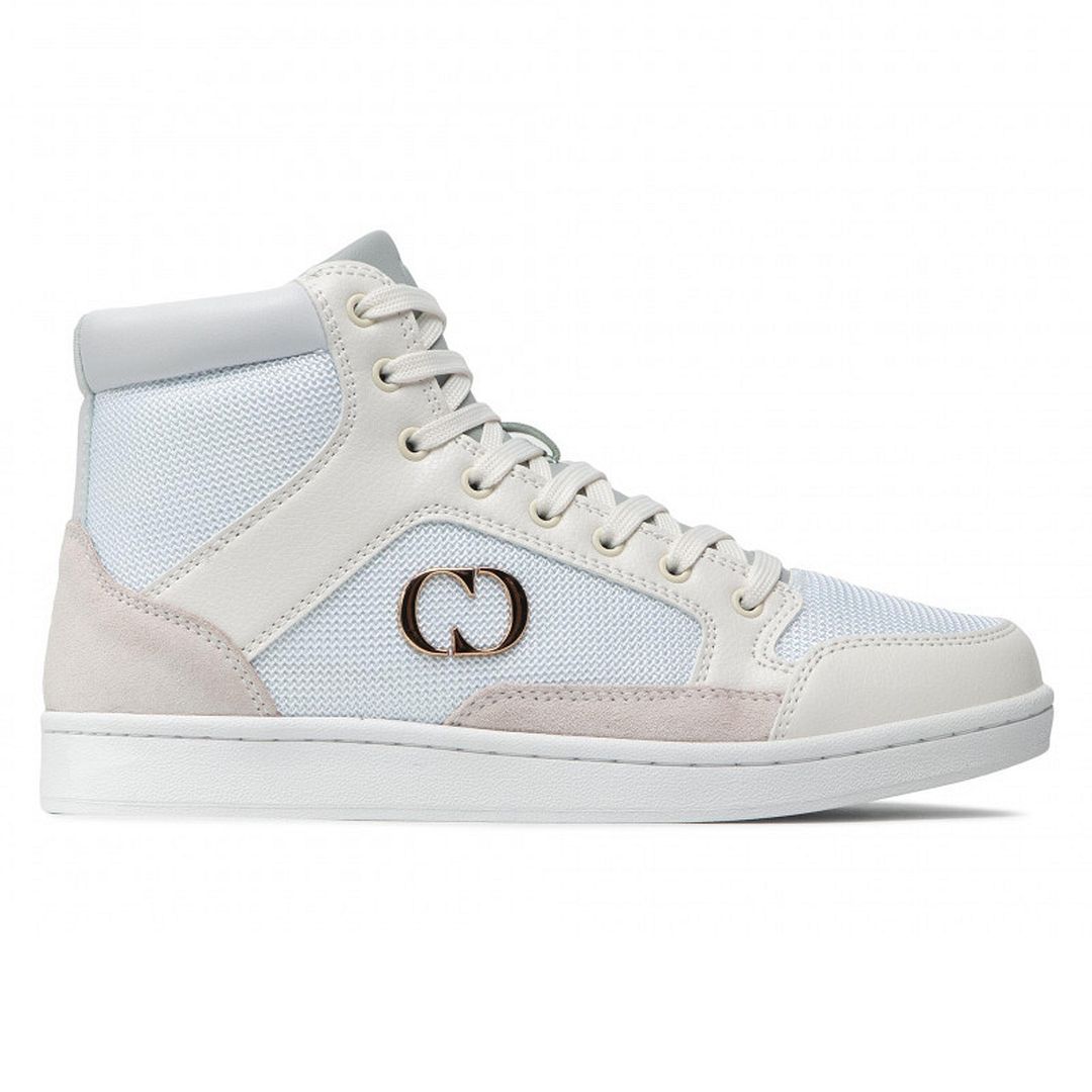 High-Top Sneaker mit Monogramm-Akzent