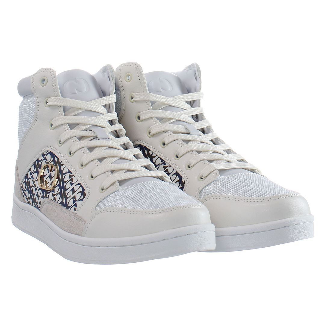 High-Top Sneaker mit Monogramm-Akzent