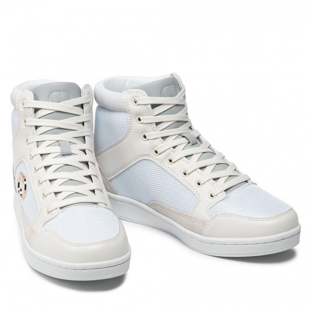 High-Top Sneaker mit Monogramm-Akzent