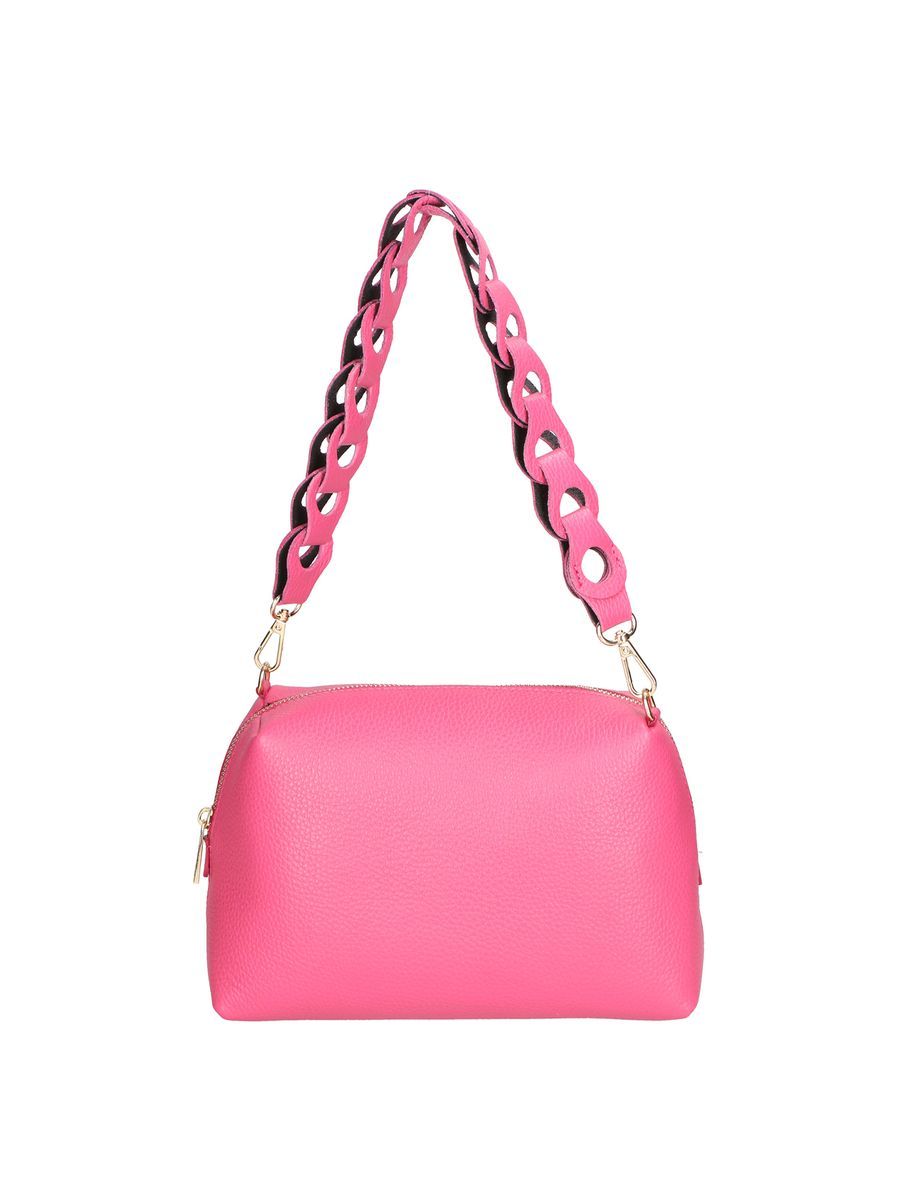 Carmine Schultertasche mit geflochtenem Griff