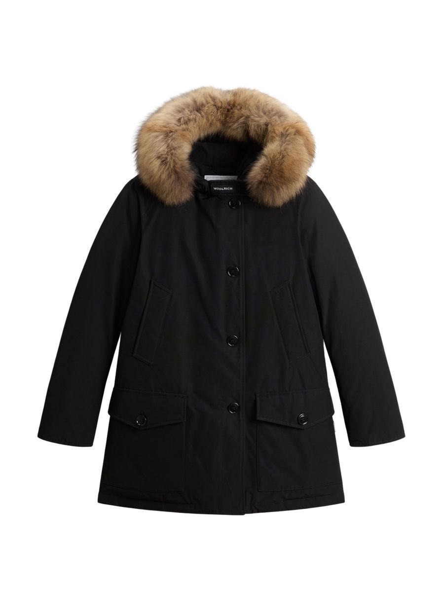 Damen Daunenparka mit Pelzbesatz