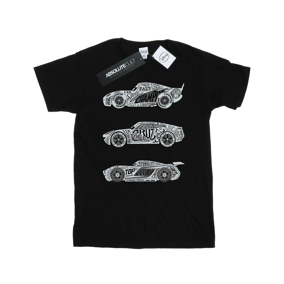 Herren "Cars Text Racers" T-Shirt
