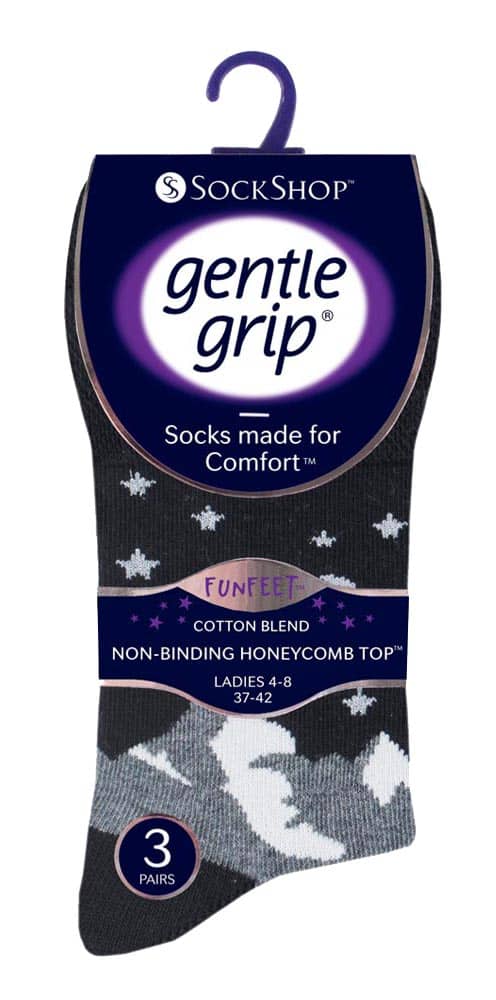 Nicht Einschneidende Gemusterte Socken