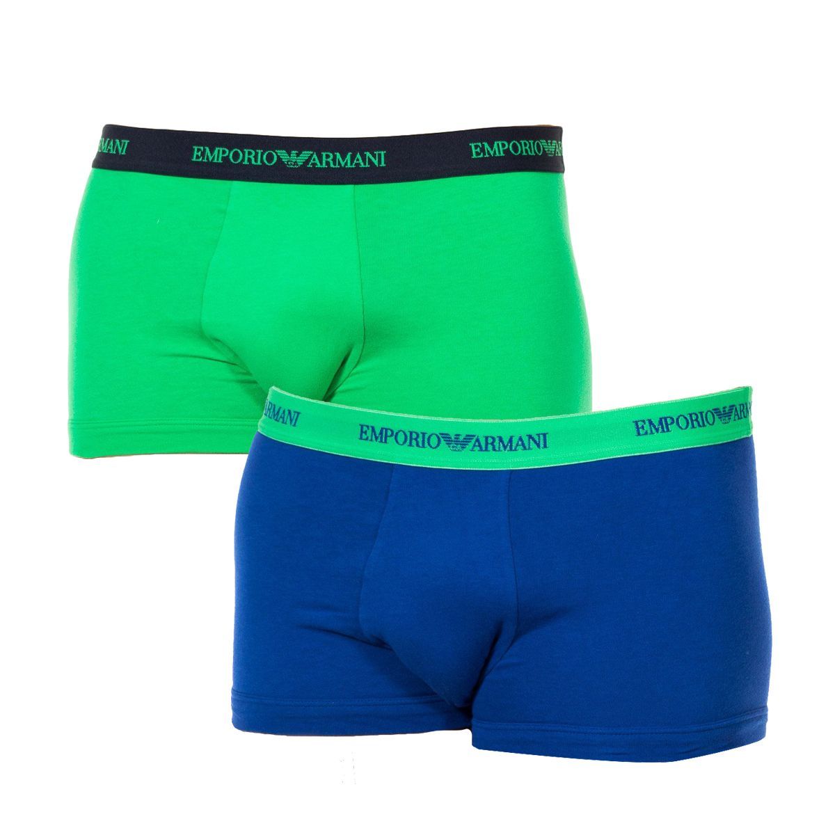 Stretch Baumwoll Boxer Briefs Doppelpack