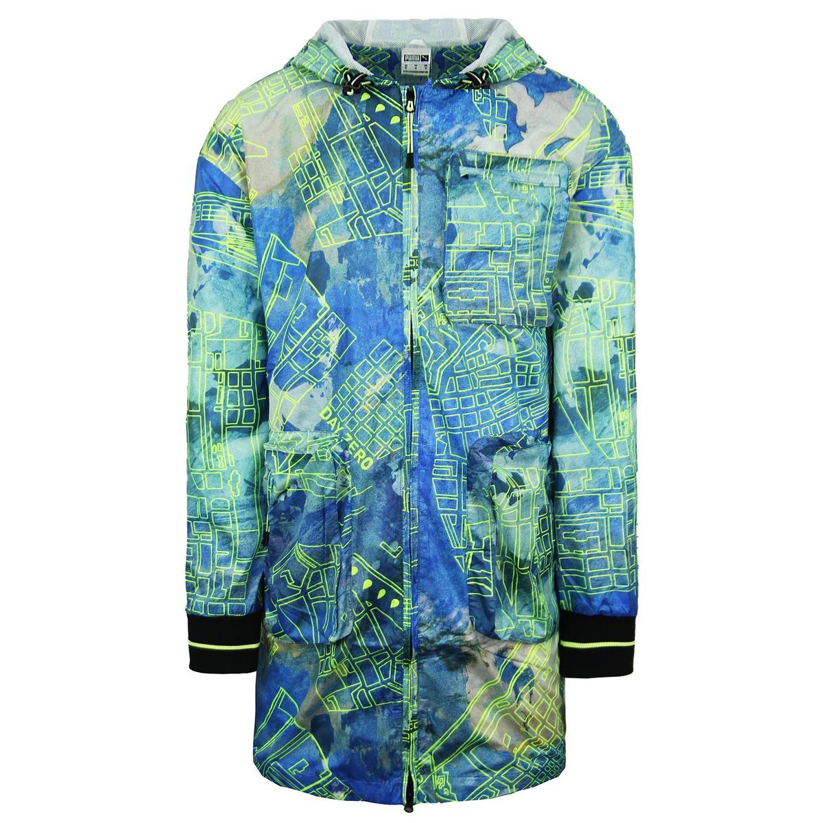 Herren Langarm Jacke mit Grafikprint