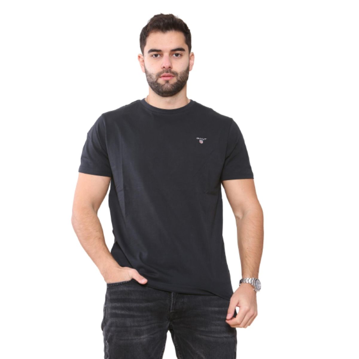 Klassisches T-Shirt in Regular Fit