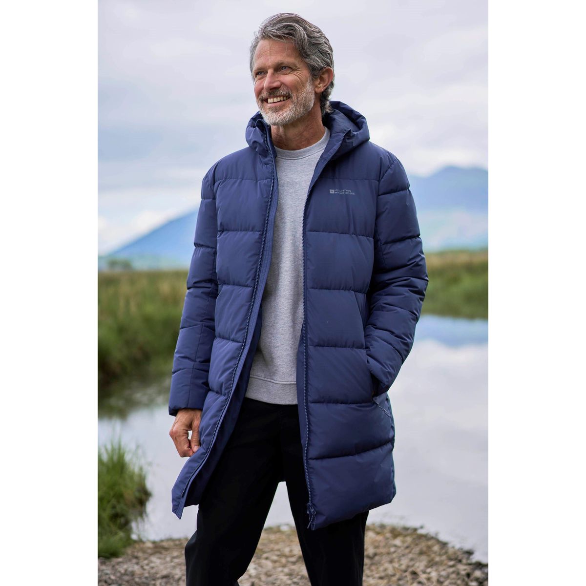 Mountain Warehouse - "Vortex" Steppjacke für Herren (Marineblau)