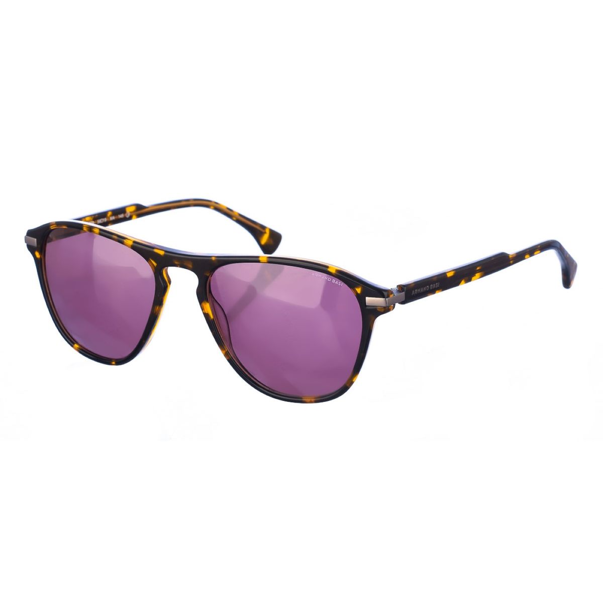 Ovale Sonnenbrille mit Acetatrahmen