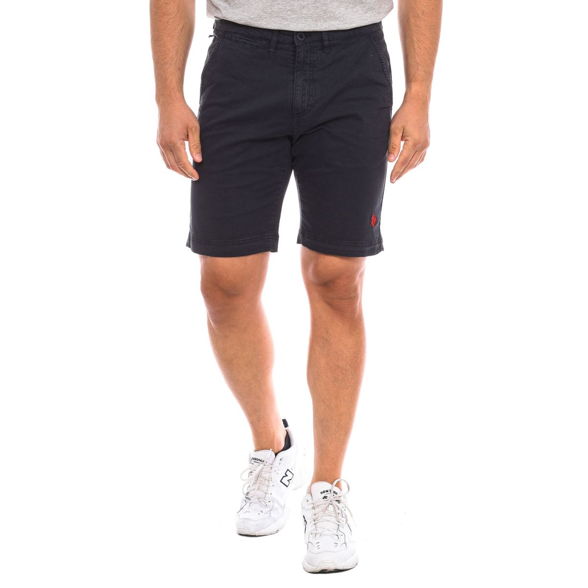 Bermudashorts mit geradem Saum