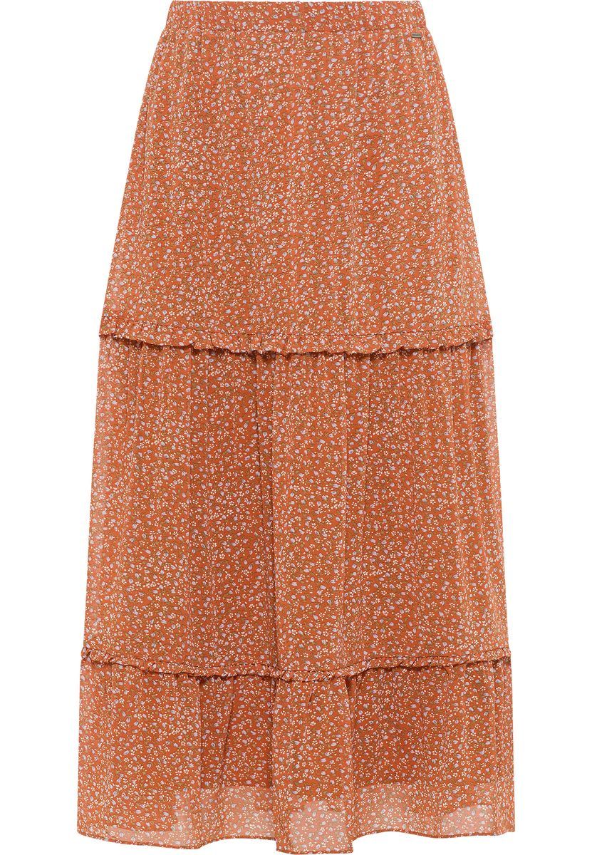 Dreimaster Rock Damen Orange Mehrfarbig