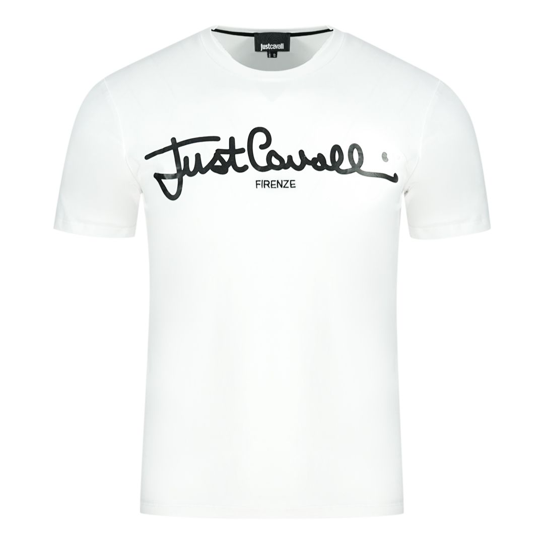 Modernes Logo Grafik Rundhals T-Shirt
