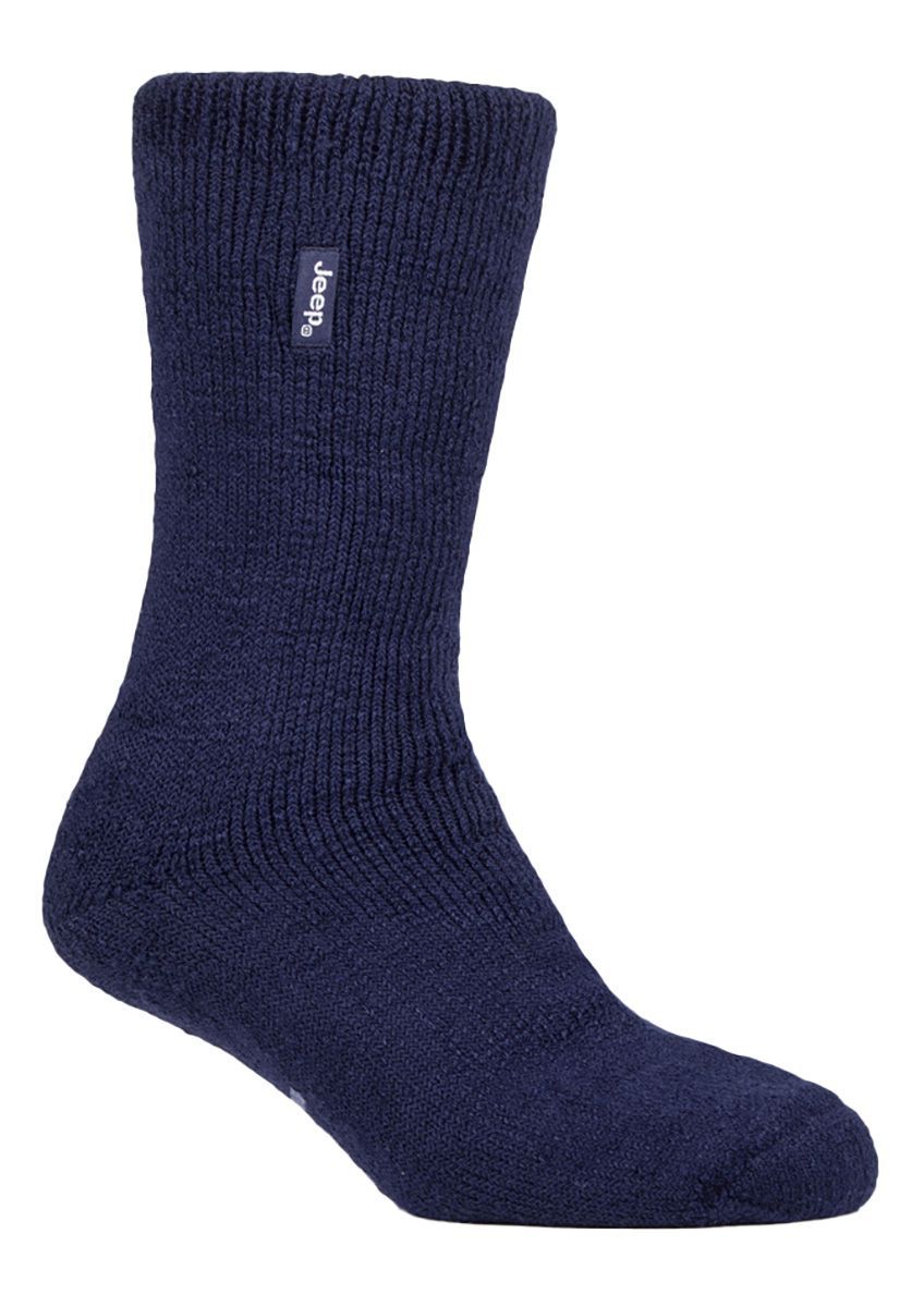 Mens Thermal Boot Socken für Winter | Jeep | Warm Heavy Duty Socken | Ideal für Wandern - Navy
