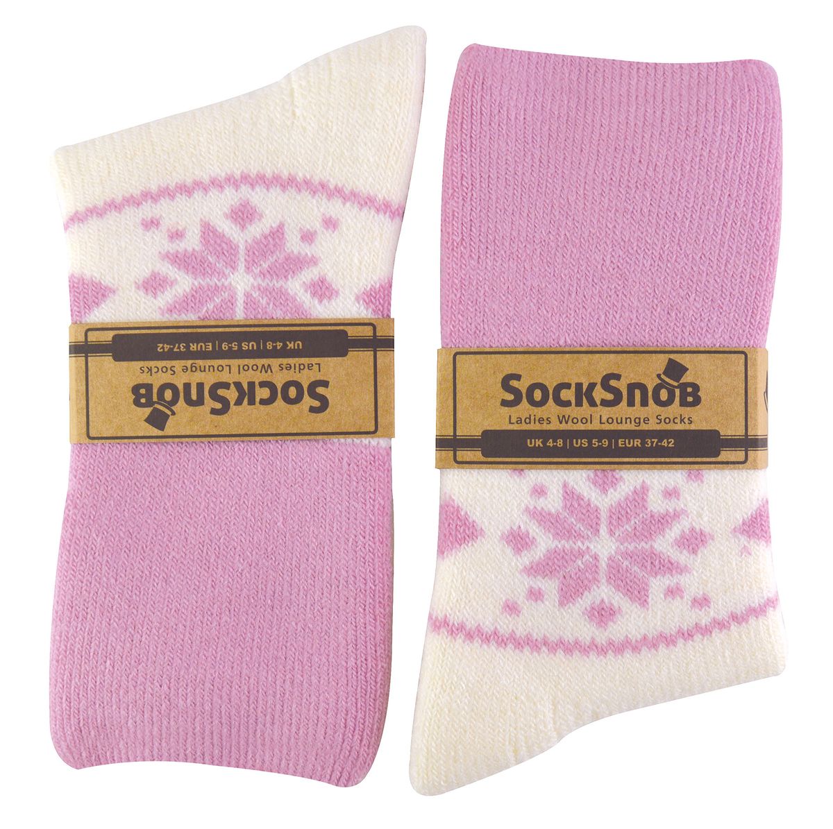 Lounge-Socken mit Fair-Isle-Muster
