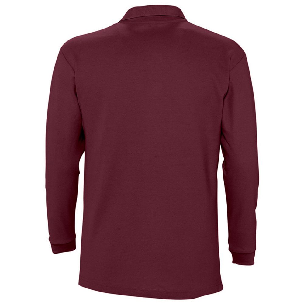 Klassisches Langarm-Poloshirt aus Baumwolle
