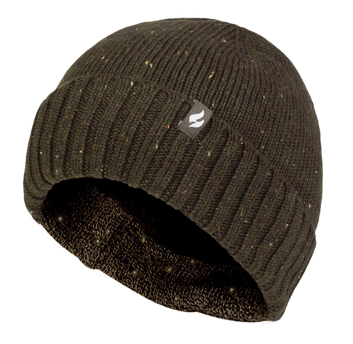 Herren Fleece gefütterte Beanie Mütze