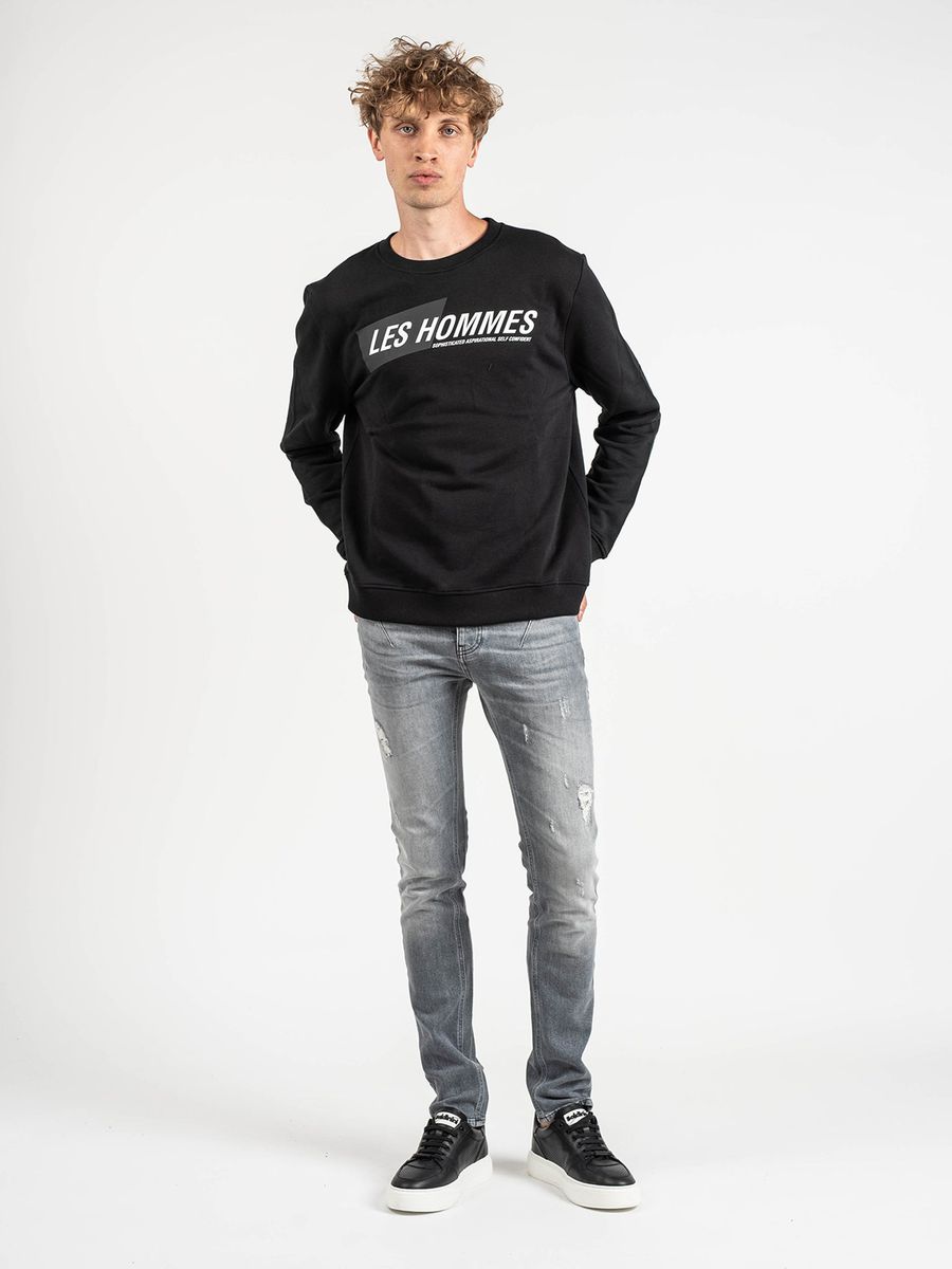Sweatshirt mit typografischem Print