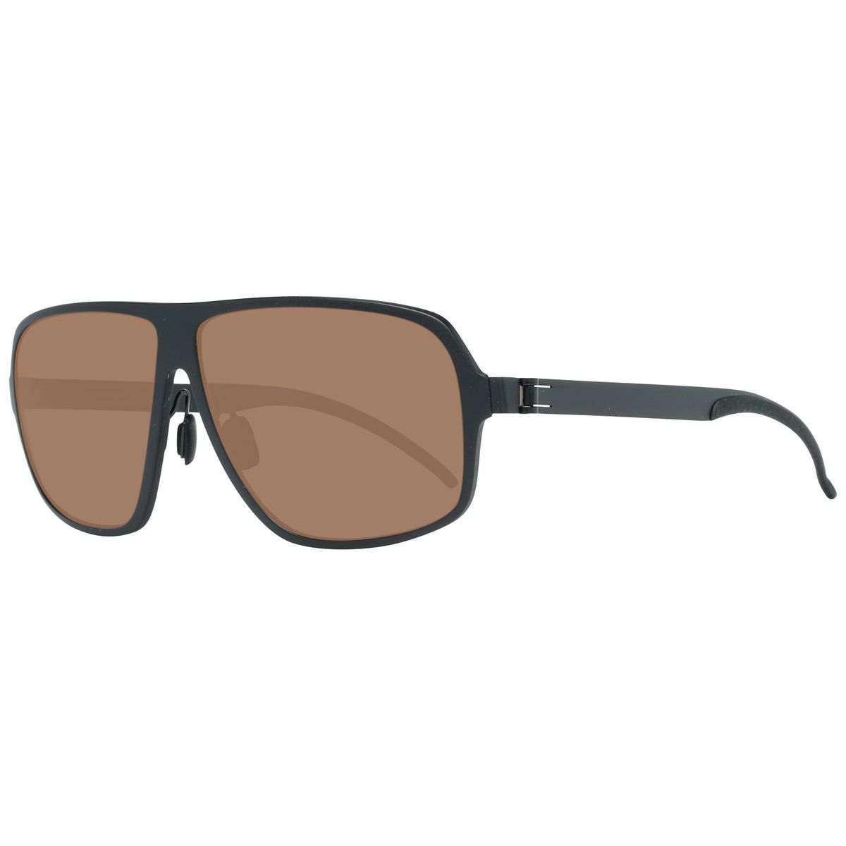 Pilotenbrille mit braunen Gläsern