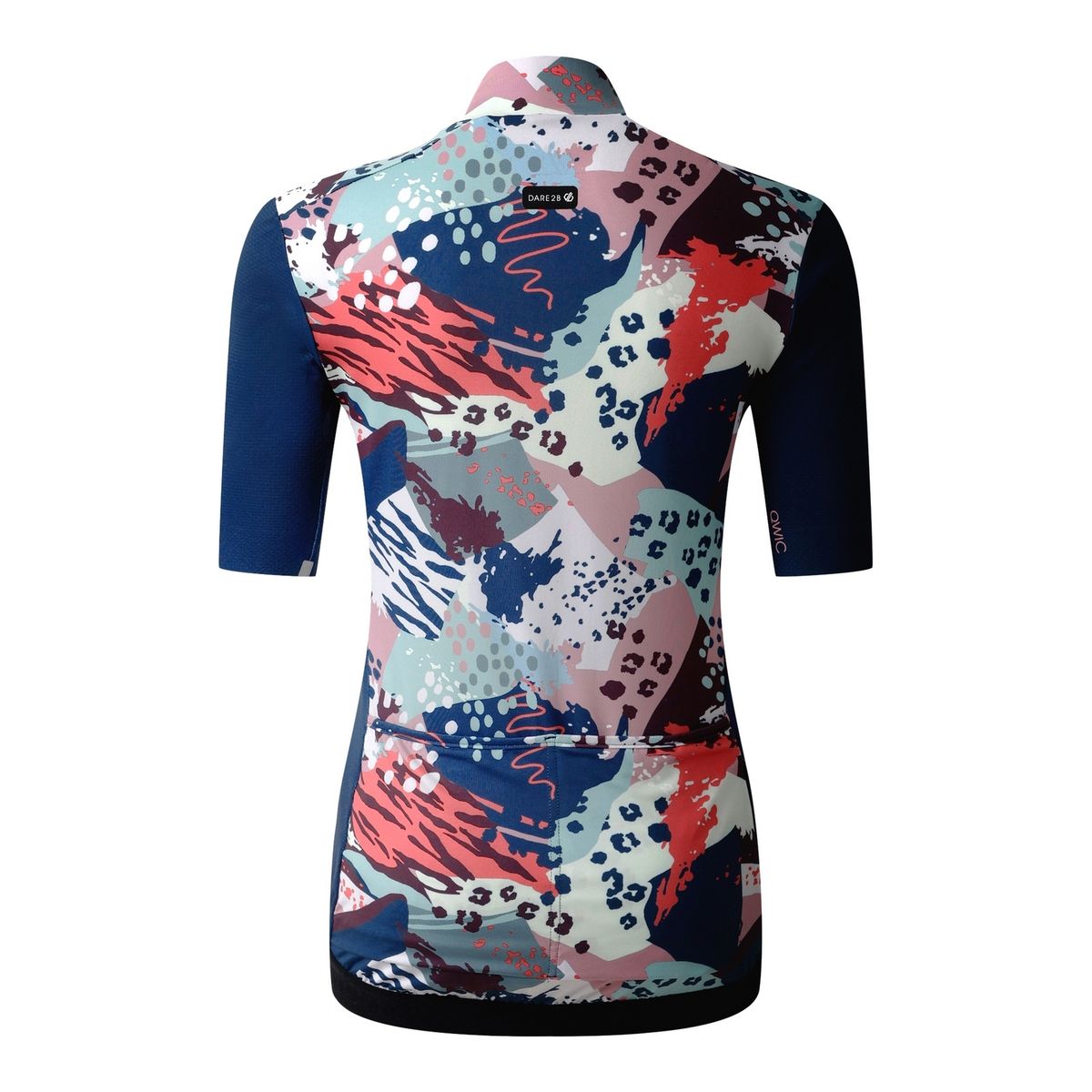 Radtrikot mit abstraktem Tiermuster