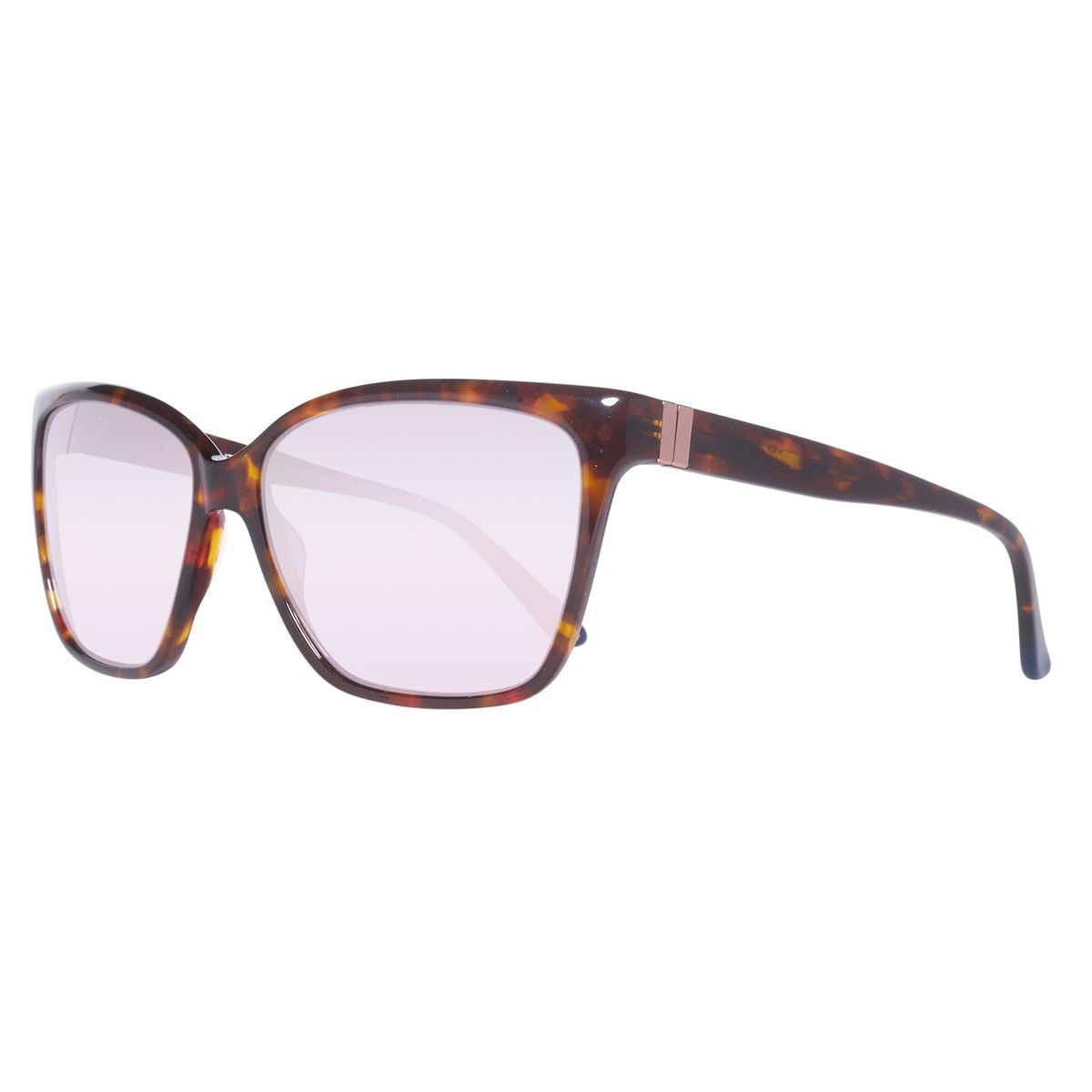 Quadratische Sonnenbrille mit Schildpattmuster