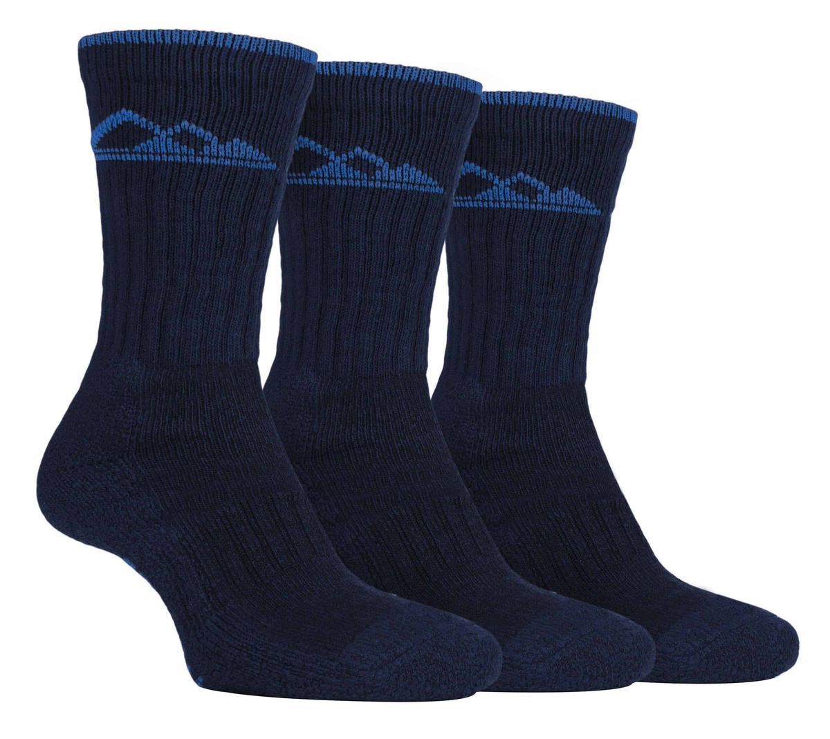 3 Paar Herren Heavy gepolstert atmungsaktiv Outdoor Baumwolle Wandern Socken