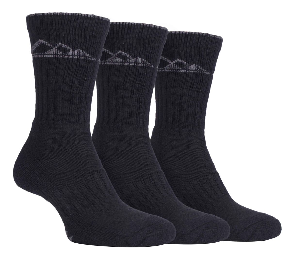 3 Paar Herren Heavy gepolstert atmungsaktiv Outdoor Baumwolle Wandern Socken