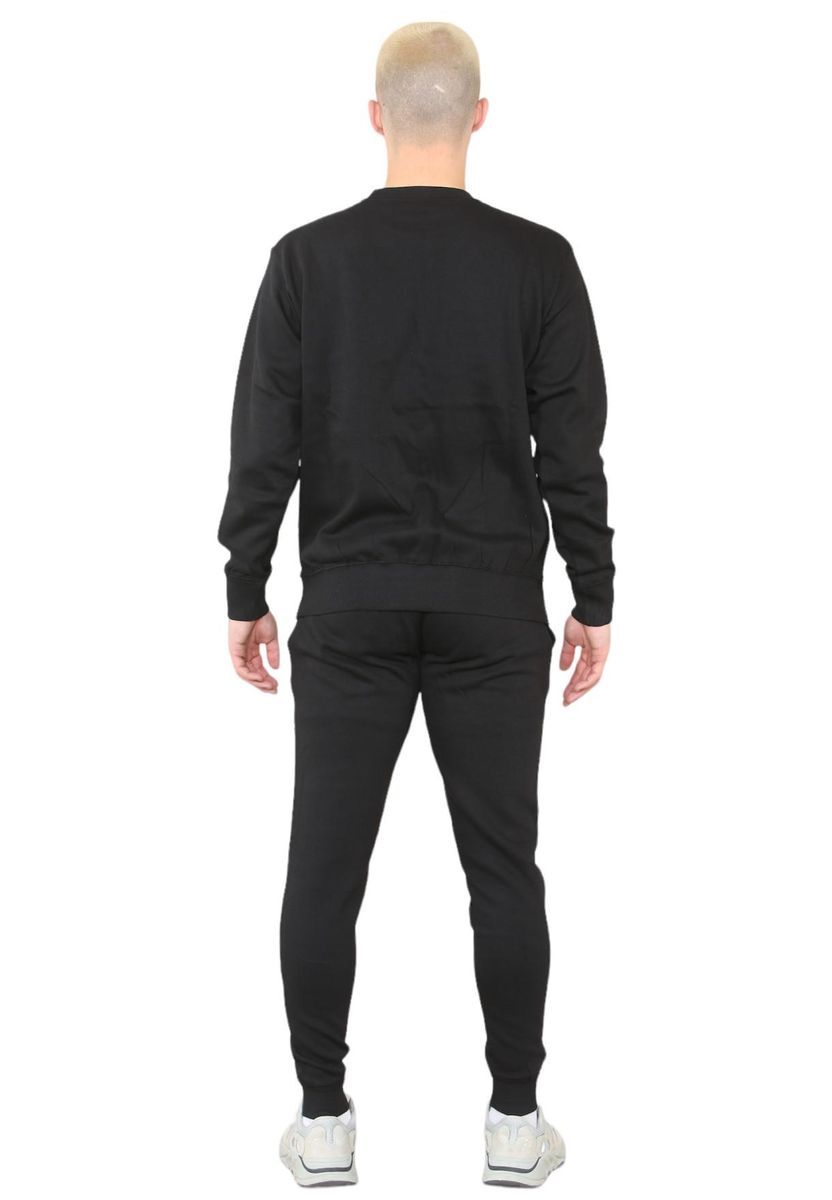 Fleece-Trainingsanzug mit Rundhalsausschnitt