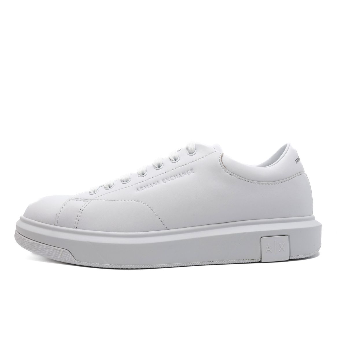 Weiße Leder-Sneakers