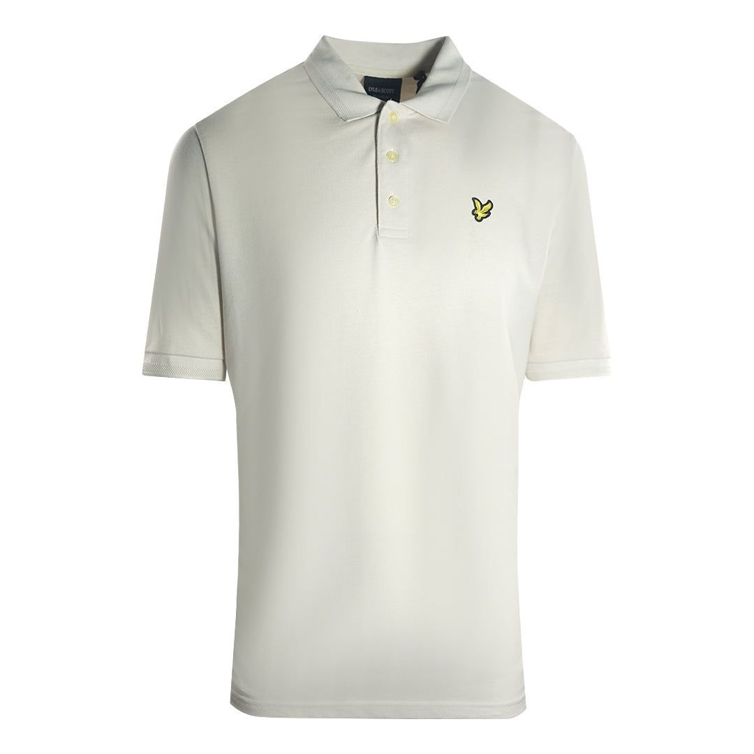 Klassisches Piqué-Poloshirt mit Textur