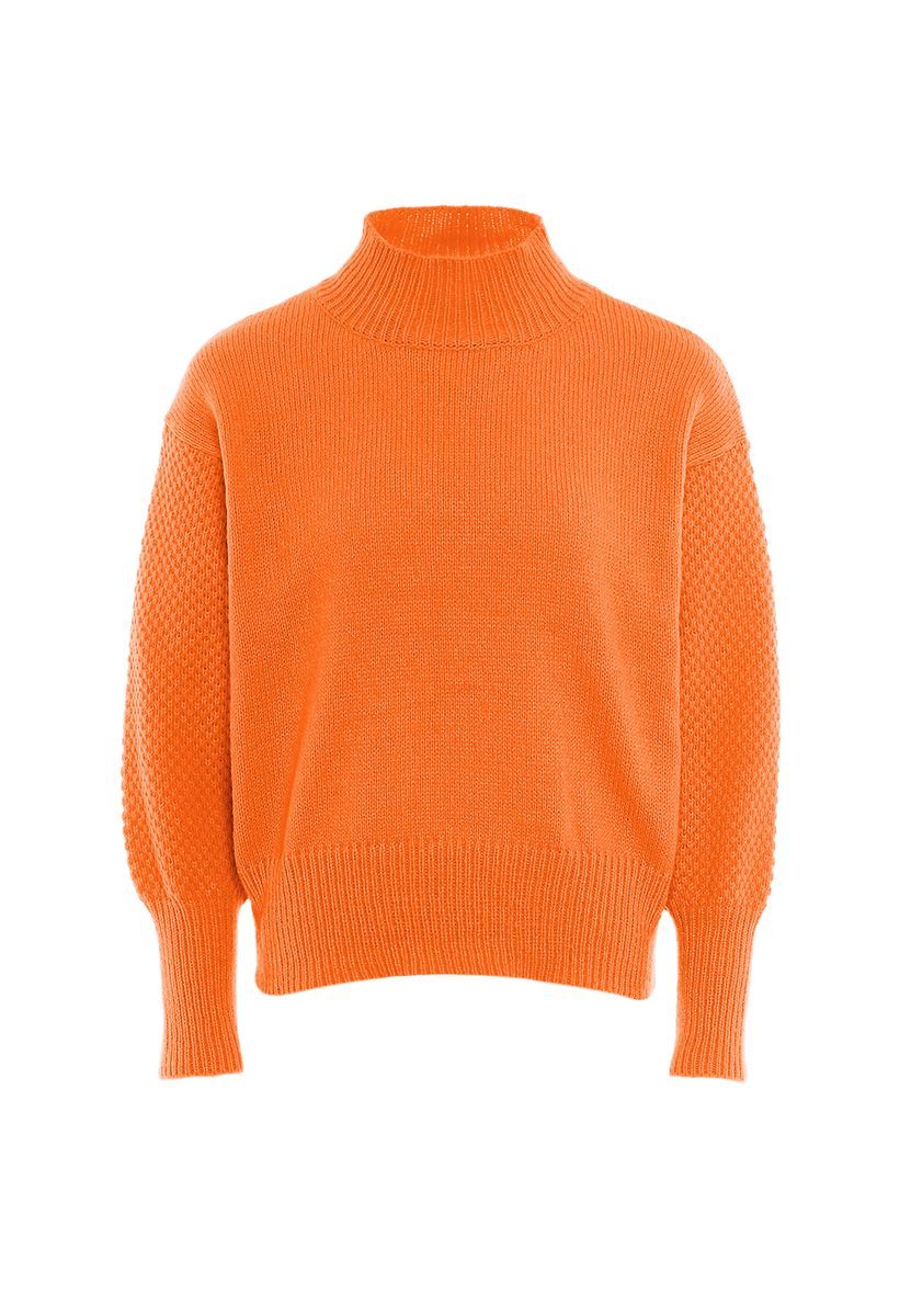 Mymo Pullover Damen orange