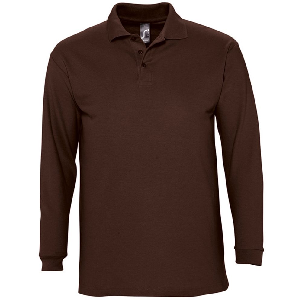 Klassisches Langarm-Poloshirt