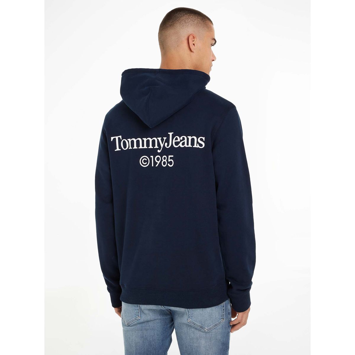 Lässiges Kapuzensweatshirt mit Grafik-Logo