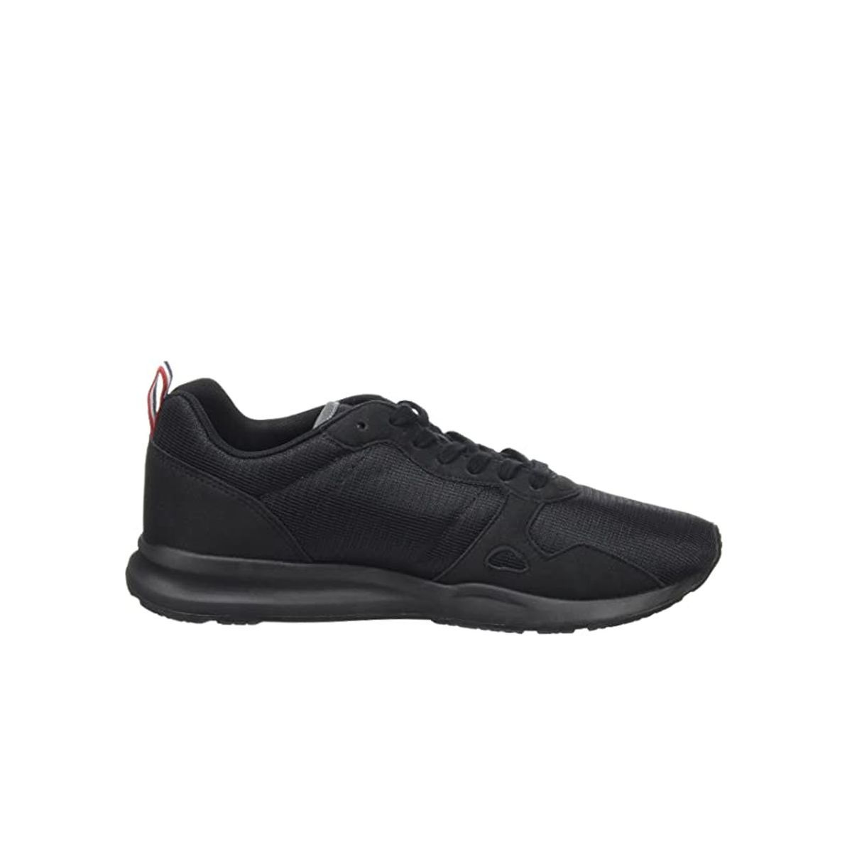 Moderner schwarzer Mesh-Laufschuh