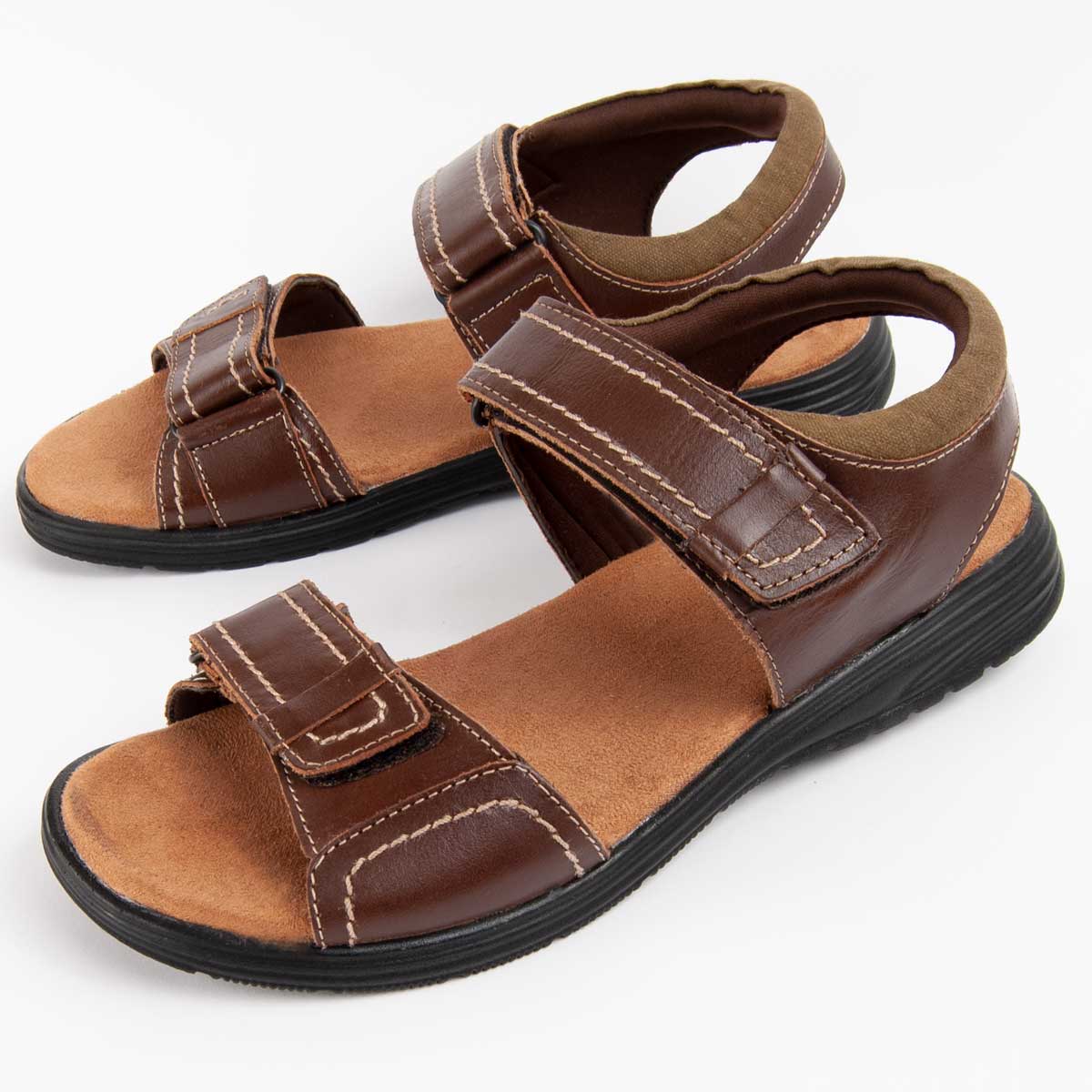 Leder Sandale mit verstellbarem Riemen