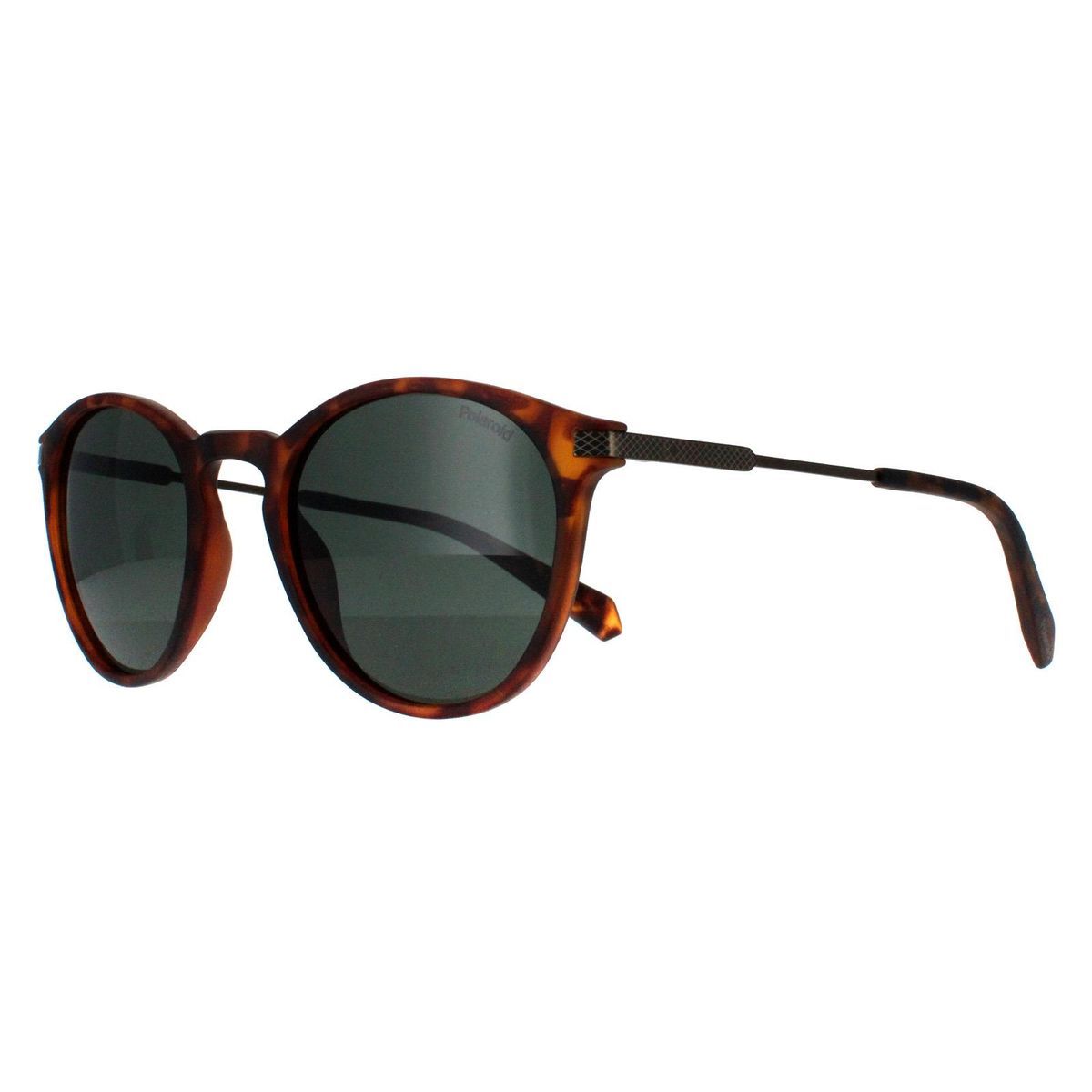 Matte runde polarisierte Sonnenbrille