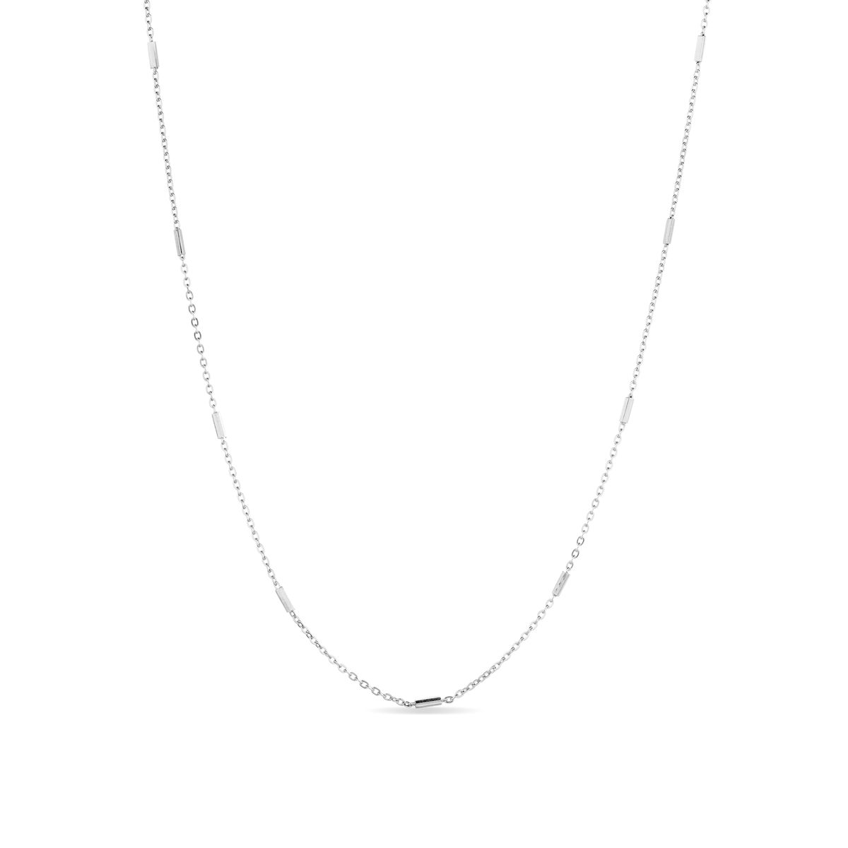 Minimalistische Halskette mit Stäbchen-Elementen