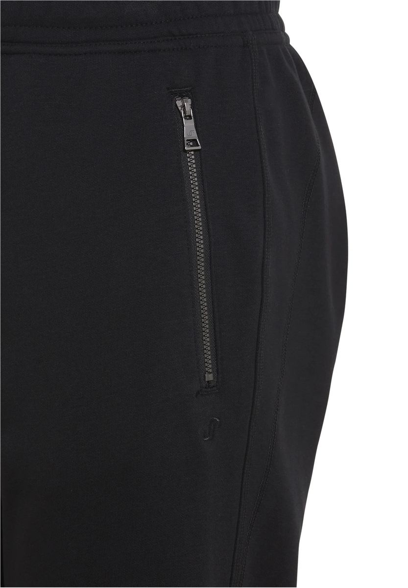 Sportliche schwarze Herren-Jogginghose mit Reißverschluss
