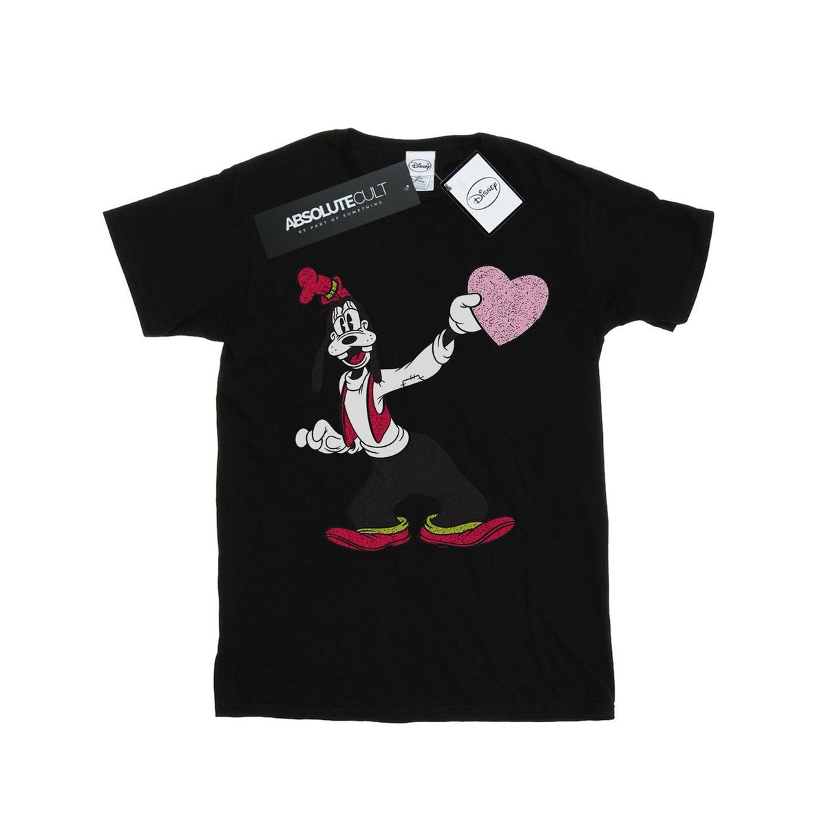 Goofy Love Heart Grafik T-Shirt
