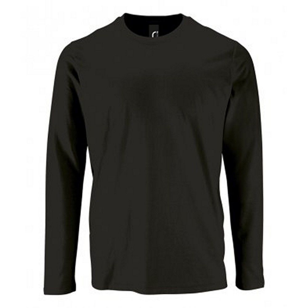 Herren Langarmshirt mit Rundhalsausschnitt