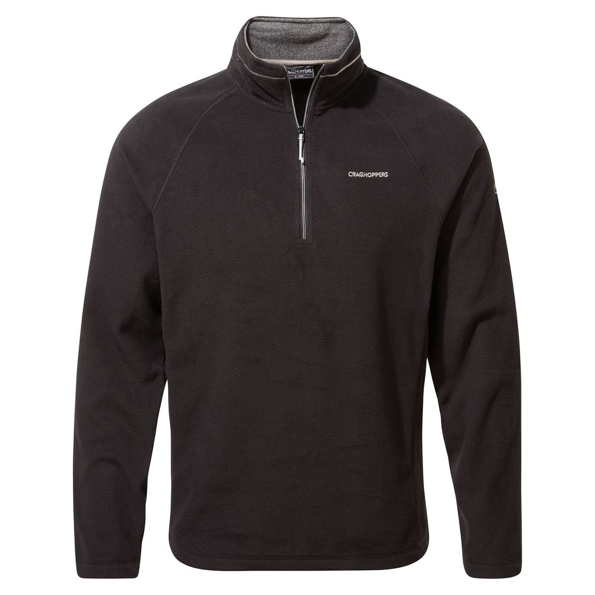 Herren Microfleece-Pullover mit halbem Reißverschluss
