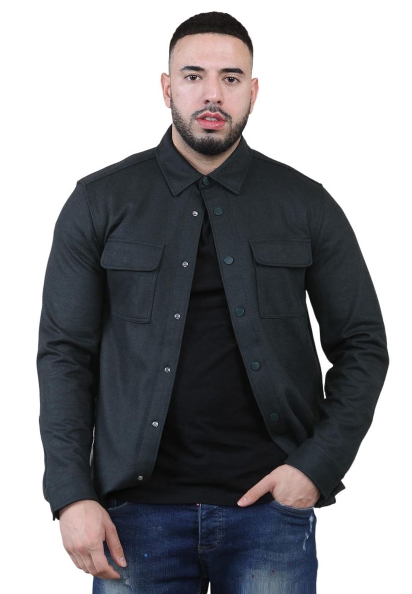 Herren Overshirt aus Wollmischung