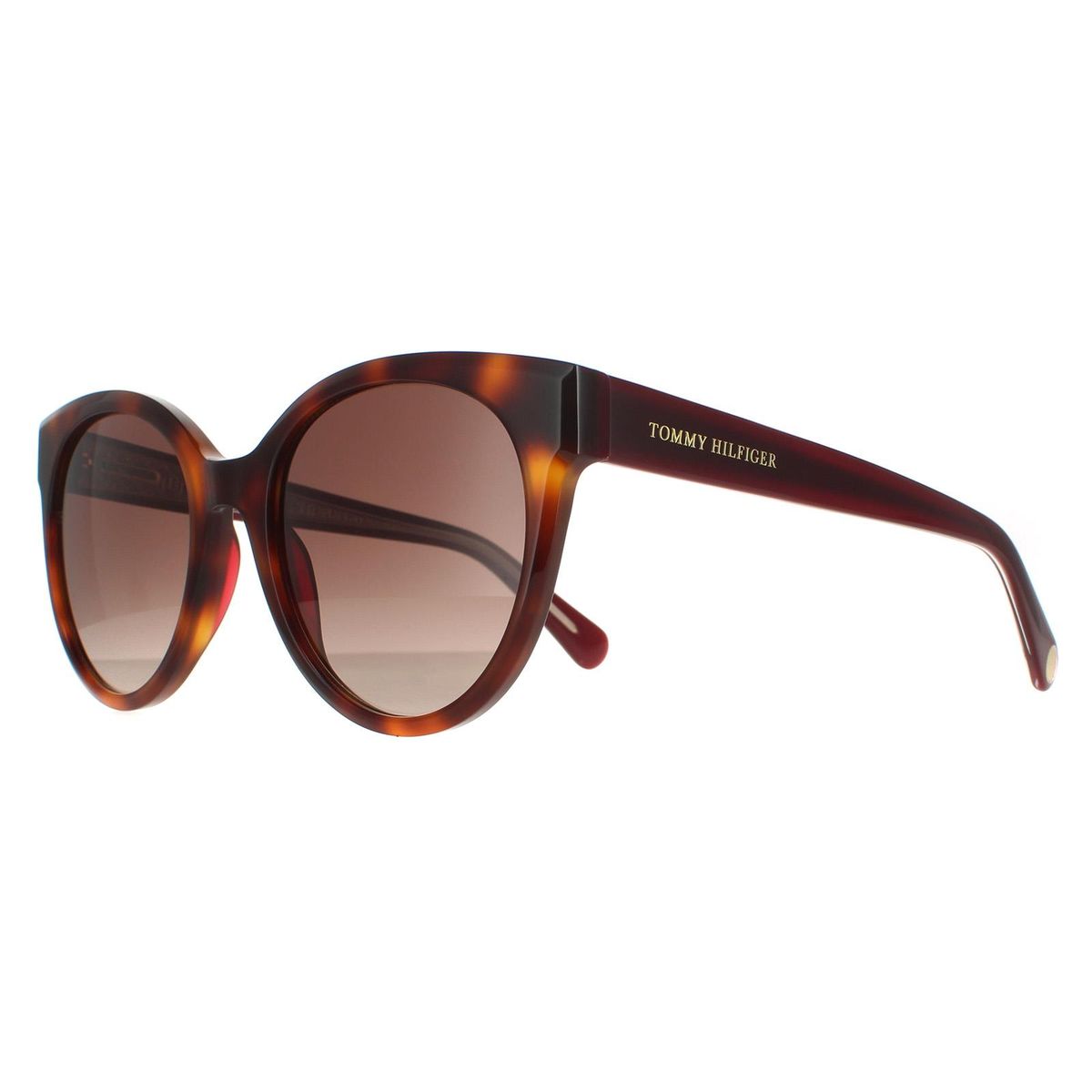 Cat-Eye-Sonnenbrille mit Havana-Muster