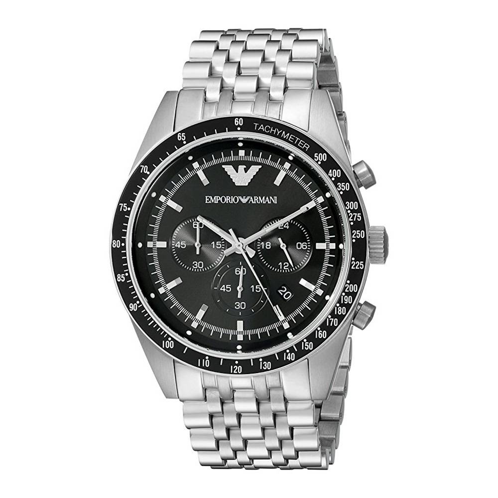 Moderner Chronograph mit Mesh-Armband