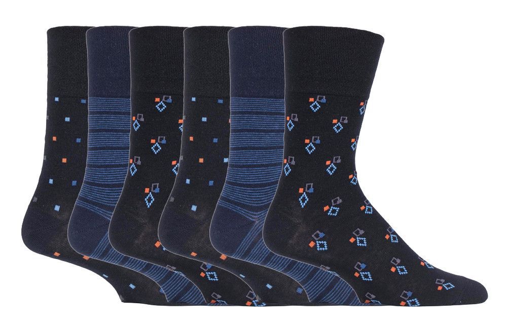 Gentle Grip - 6 Paar Herren Gentle Grip nicht elastische Socken - SOMRJ582