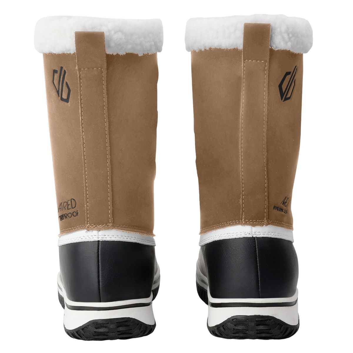Wasserdichte Winterstiefel mit Kunstlammfell