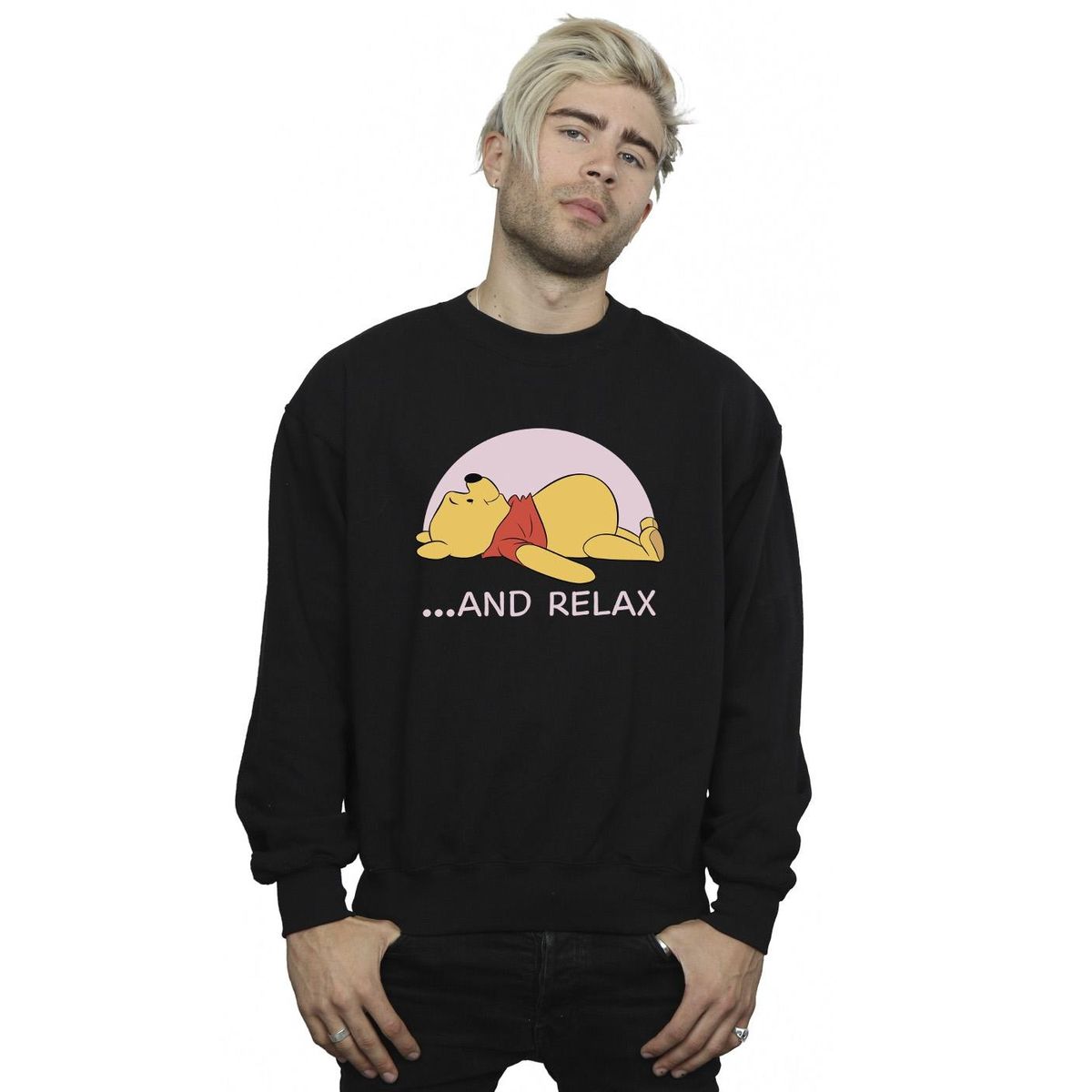 Grafik-Sweatshirt mit entspanntem Charakter